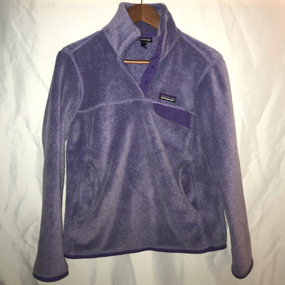 Purple fleece pullover Patagonia